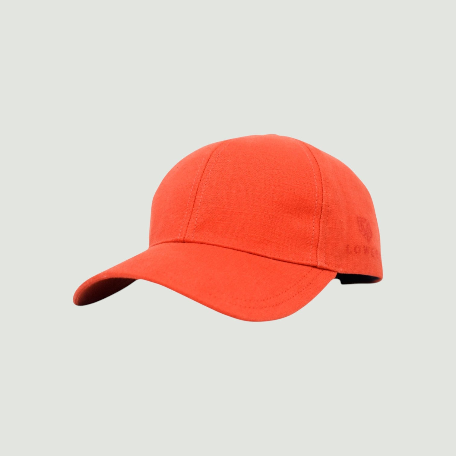 Casquette en lin Orange