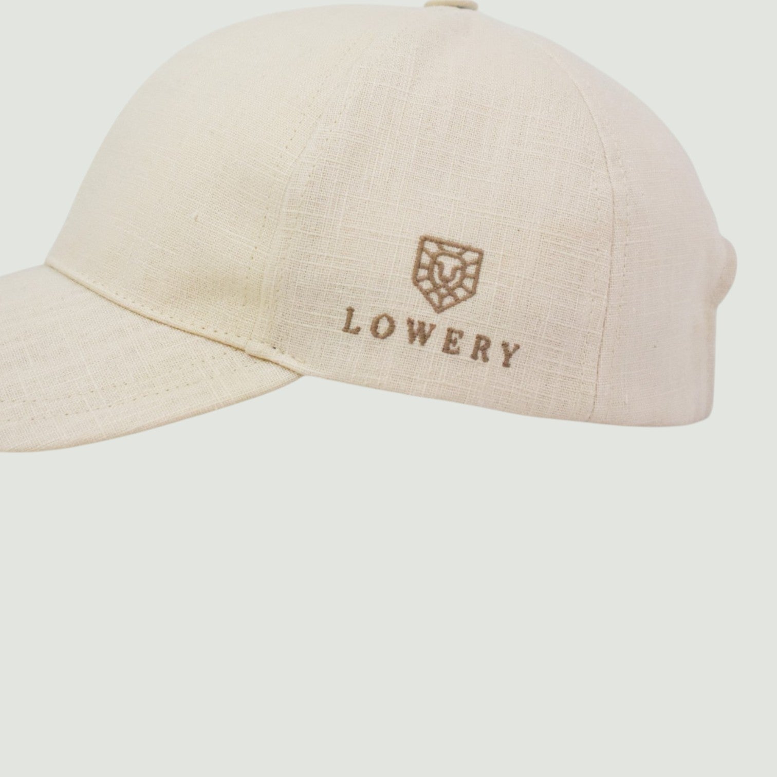 Casquette en lin Blanc