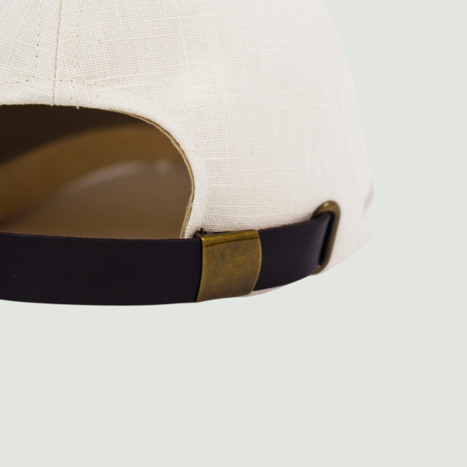 Casquette en lin Blanc